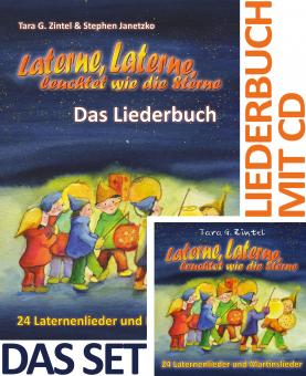 SET LIEDERBUCH inkl. CD Laterne, Laterne, leuchtet wie die Sterne - 24 Laternenlieder und Martinslieder 